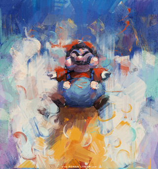 Illustration for article titled Super Mario World-Inspired Paintings